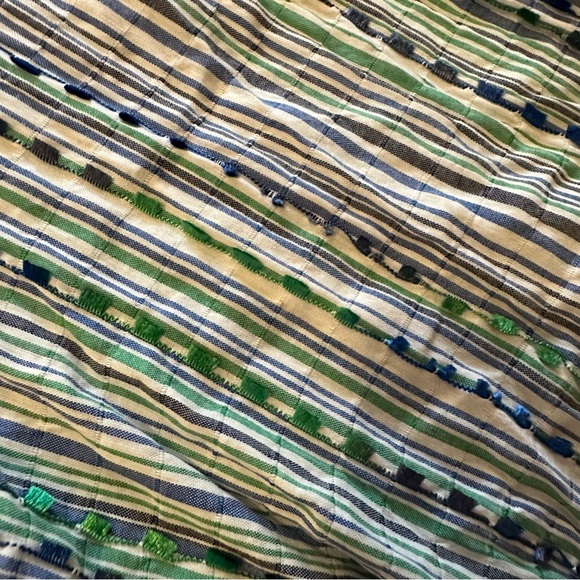 Alfred Dunner NWT button down striped shirt green blue 22w plus size - Picture 8 of 11